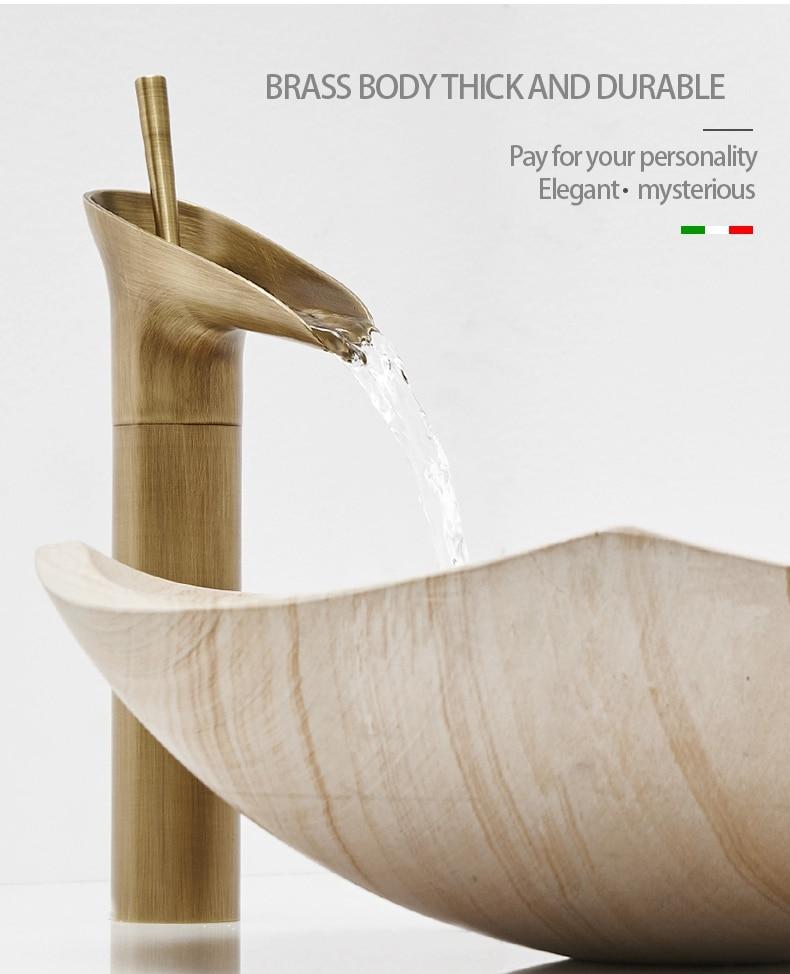 Clifton - Elegant Single-Lever Waterfall Bathroom Faucet