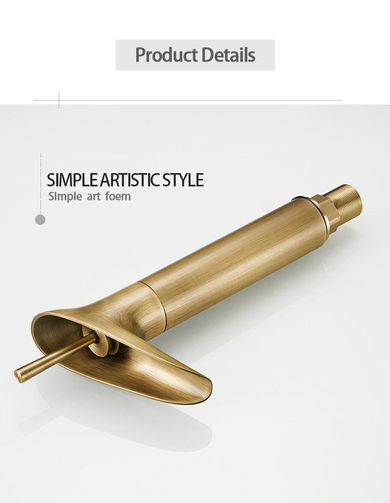 Clifton - Elegant Single-Lever Waterfall Bathroom Faucet